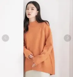 ローリーズファーム　オレンジ　ニット