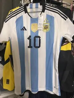 【新品・タグ付き】 アルゼンチン代表 2022 ホームユニフォーム #10メッシ