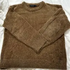 【新品、未使用】RAGEBLUE ブラウン ニットセーター Mサイズ