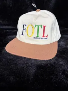 新品タグ付き FRUIT OF THE LOOM キャップ 刺繍ロゴ