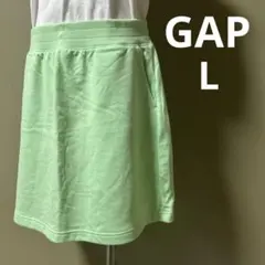 GAP スウェットスカート　膝丈スカート　ショート丈スカート　スカート　緑のサムネイル