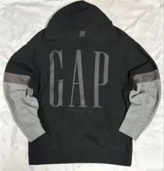 【古着】00s GAP フード付きパーカー ブラック　L