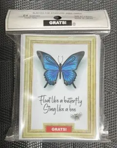 GRATS スリーブ ハチとチョウbutterfly　bee 未開封 メルカリ便