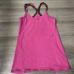 tommygirl ロゴ入りキャミソール ピンク Sサイズのサムネイル