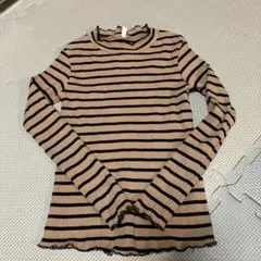 リブニットトップス GU