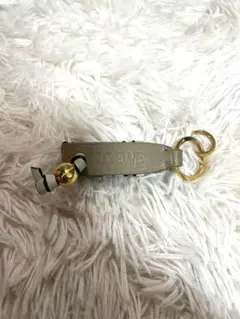 R*s様 LOEWE　ロエベ　ブレイデッド キーリング　ソフトホワイト/メープル coeuriche777_12973