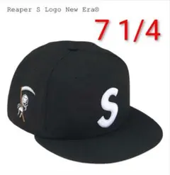 新品未使用　シュプリーム　Reaper S Logo New Era 7 1/4