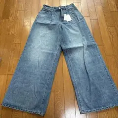 CU512 ワイドデニムパンツ Mサイズ
