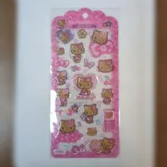 c*a様 ハローキティ 立体シール ピンク