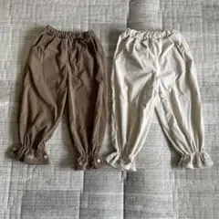 キッズ服(女の子)　ズボン　90cm まとめ売り2点