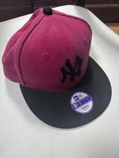 New Era 9FIFTY キャップ マゼンタ/ブラック YOUTH