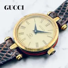 GUCCI グッチ クォーツ 腕時計 ゴールド　シェリーライン　ヴィンテージのサムネイル