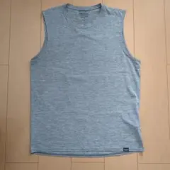 パタゴニア キャプリーンクールデイリー スリーブレス グレー M ①