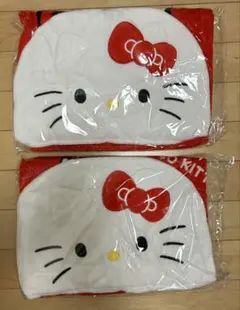 ハローキティ 着るバスタオル 柄違い2枚セット