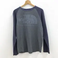 THE NORTH FACE ザ ノースフェイス 長袖カットソー グレー 紺
