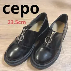 極美品☆cepo セポ　厚底シューズ　レディース　ブラック　23.5のサムネイル