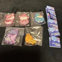 お文具といっしょ カプセルヘアクリップなのです ～リボンがいっぱい！～５点