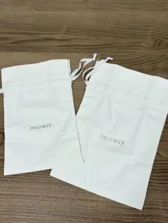人気品!【コスメデコルテ】DECORTÉ 巾着袋 2枚セットのサムネイル