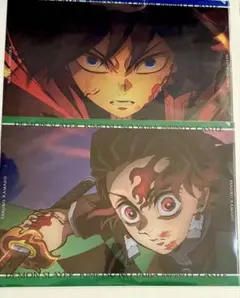 鬼滅の刃 ufotableカフェ ランチョンマットケース 冨岡義勇 竈門炭治郎
