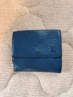 Louis Vuitton エピ レザー 三つ折り財布 Wホック ブルー Louis Vuitton エピ レザー 三つ折り財布 Wホック ブルー - メルカリ