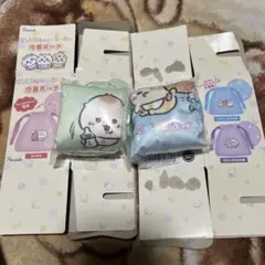 ちいかわベビー巾着ポーチ　うさぎハチワレくりまんじゅう