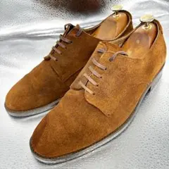 ★The Kenford★プレーン/26.0cm/ビジネスシューズ/スエード/茶