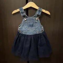 OshKosh デニムサロペットスカート 12M