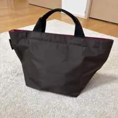 エルベシャプリエ　トートバッグ　ブラウン×レッドのサムネイル