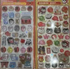 和柄 ボンボンドロップシール