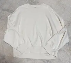 【美品】スウェットシャツ / オフホワイト /春