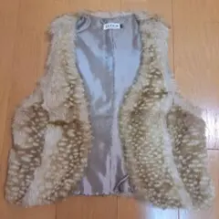 LEPSIM フェイクファーベスト F