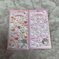 ボンボンドロップシール ハローキティ 赤 ピンク