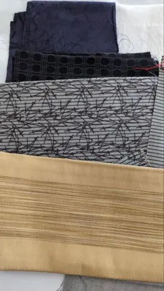 着物と帯のはぎれ