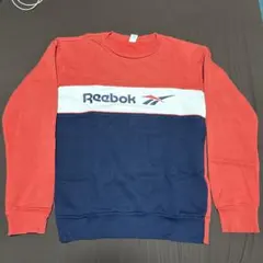 Reebok リーボック スウェット レッド ネイビー M