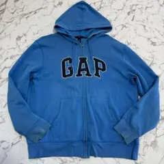 OLD GAP ジップパーカー ブルー　00s y2k archive L