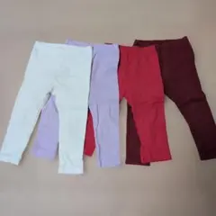 UNIQLOユニクロ ベビーレギンス 4点セット 90
