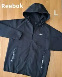 Reebok　フルジップパーカーＬ　　 ジャケット黒　リーボック