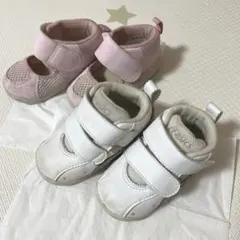 【12.5cm 2足セット】アシックス ベビーシューズ (サンダル&スニーカー)