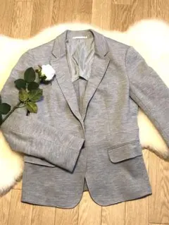 ユニクロ♡グレーカジュアルジャケットM美品