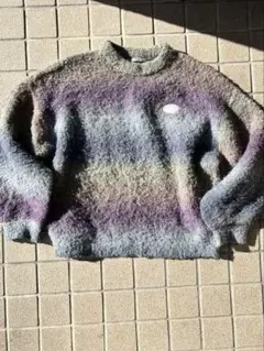 PROGRESS Pull-Pull マルチカラー ニットセーター