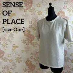 SENSE OF PLACE URBAN RESEARCH カットソー ラメ