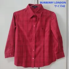 2026年最新】BURBERRY LONDON カラー：レッド系 レディース 五分袖・七