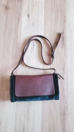 イルビゾンテ　ショルダーバッグ　レザー　レアモデル　ポーチ　サコッシュ