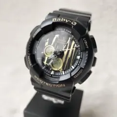 【美品!!】CASIO Baby-G ☆ 腕時計 スクラッチデザイン 耐衝撃構造