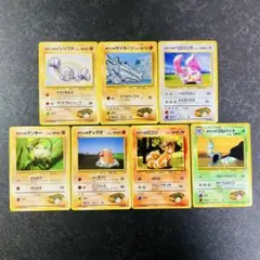 ⭐️ヴィンテージ⭐️【７枚セット】旧裏 ポケモンカード タケシ ジム拡張