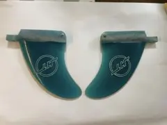 青色 サーフボードフィン 2枚セット