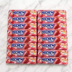 本日限定セール中　お菓子大量　ハイチュウ ストロベリー 16本セット 森永製菓のサムネイル