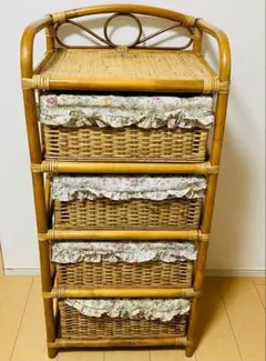 ハンドメイド 木製ウォール シェルフ キャビネット ローラアシュレイ