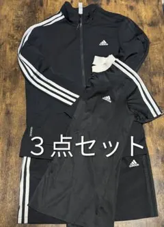 アディダスゴルフ 3点セット ブラック ジャケット スカート　モックシャツ