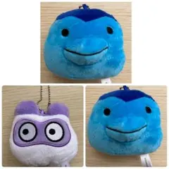 たまごっちフェイスぬいぐるみ　ぎんじろっち、ますくっちセット